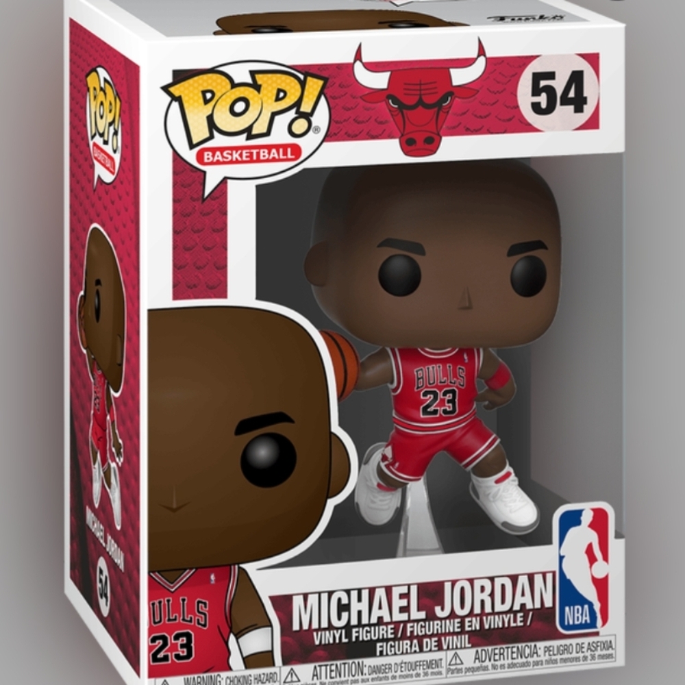 Funko Pop! Basketball Figure in Red Uniform